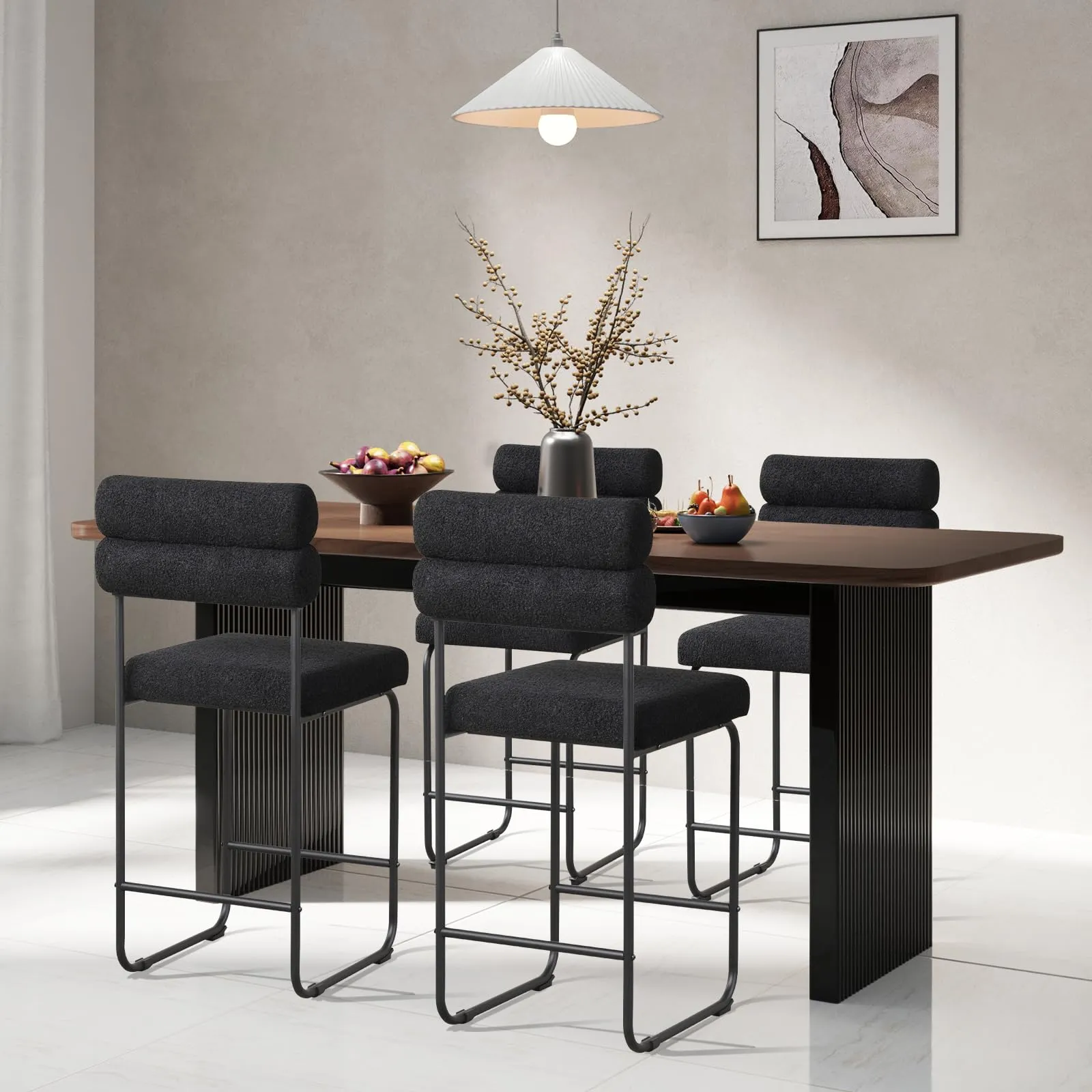 Giantex 26" Counter Height Bar Stools Set of 2/4