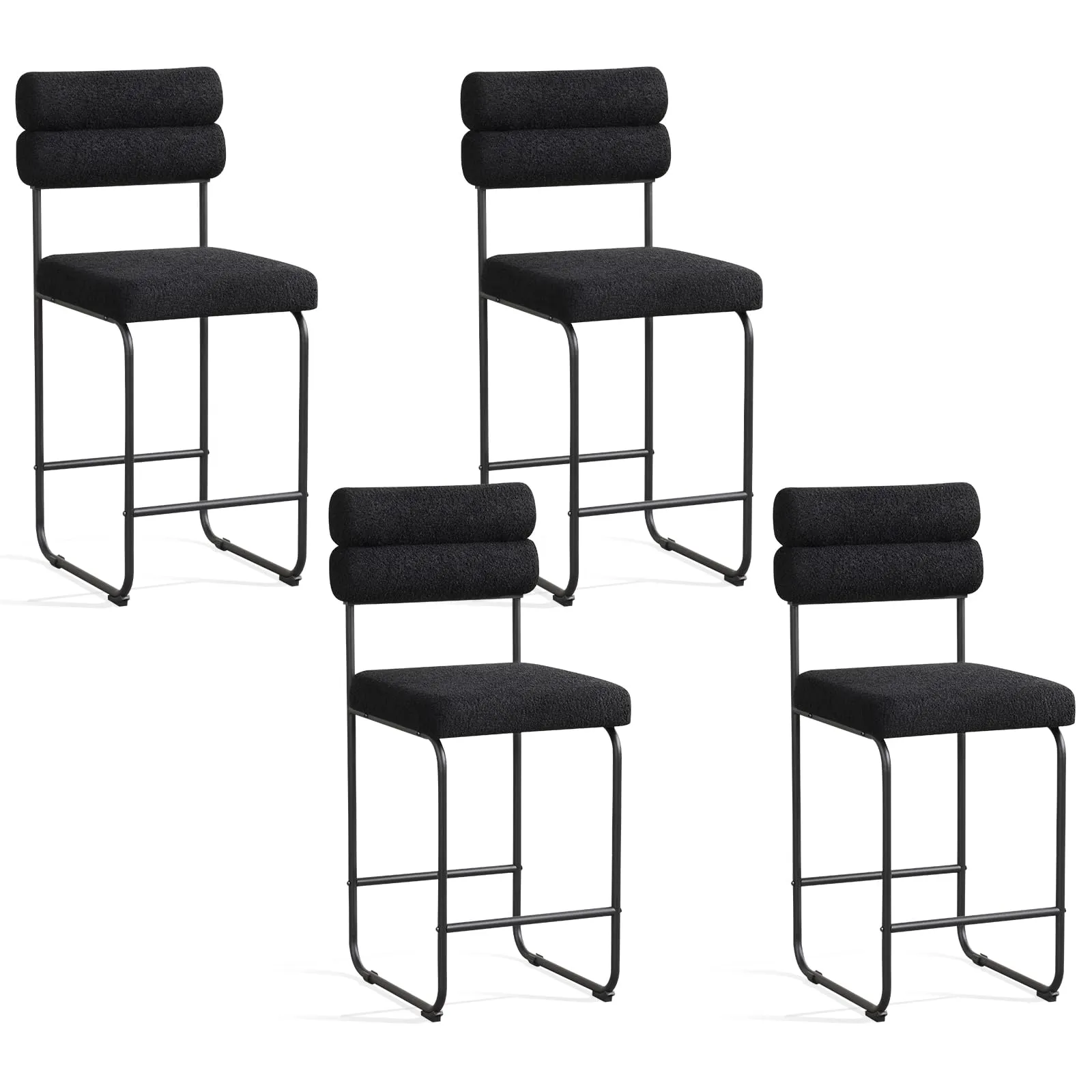 Giantex 26" Counter Height Bar Stools Set of 2/4 kitchen barstool, adjustable bar stool
