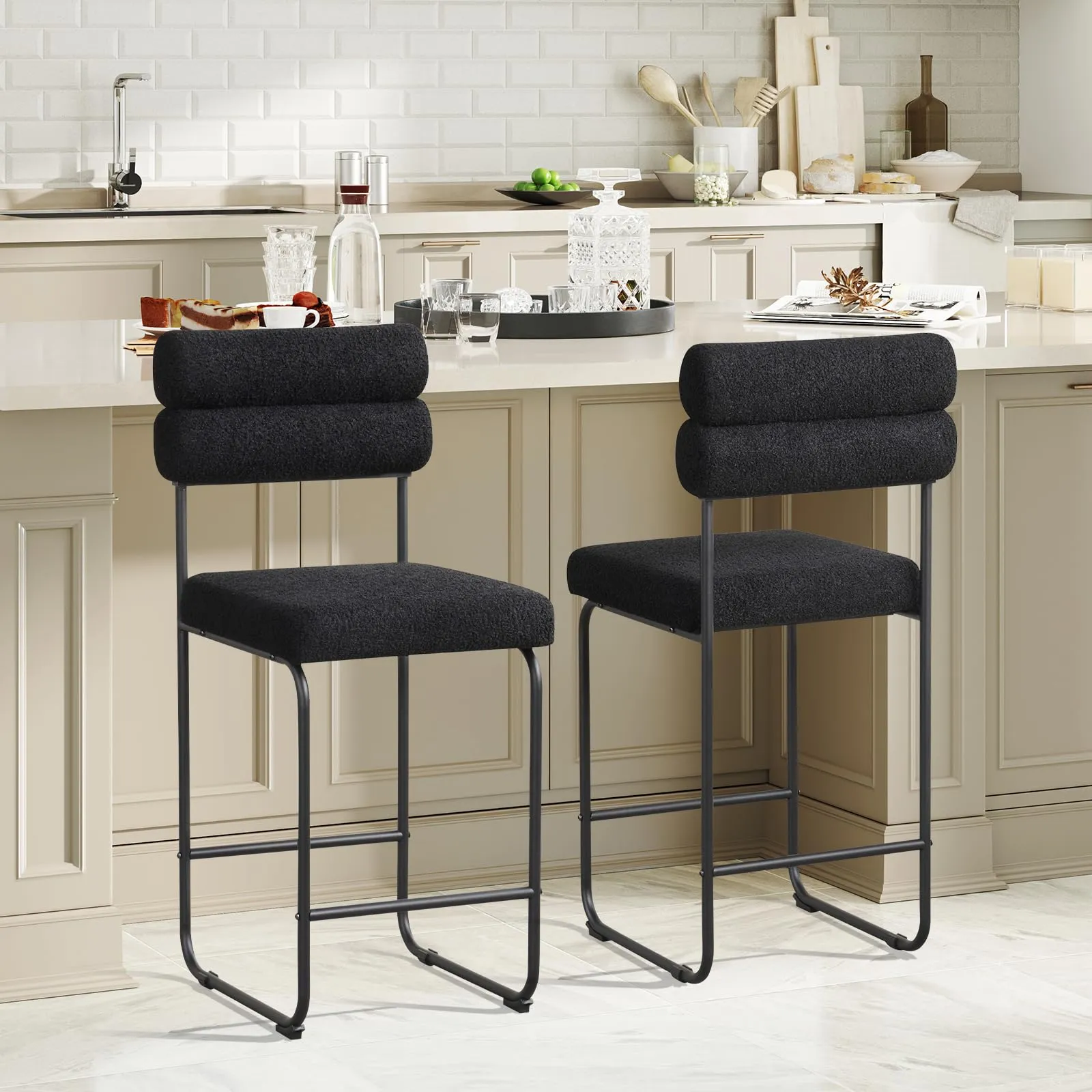 Giantex 26" Counter Height Bar Stools Set of 2/4