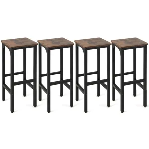 Giantex 28" Counter Height Bar Stools Set of 4 kitchen barstool, adjustable bar stool