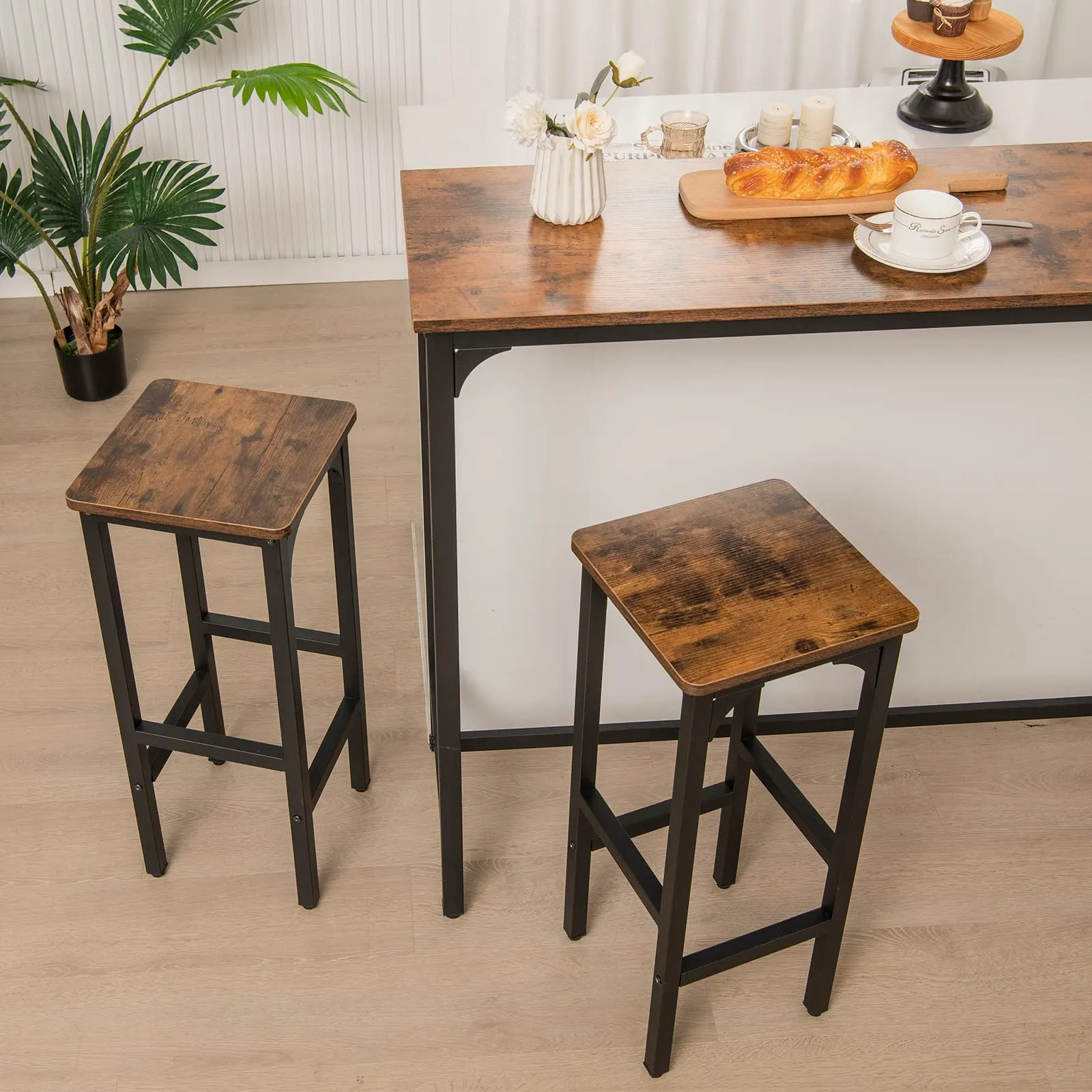 Giantex 28" Counter Height Bar Stools Set of 4