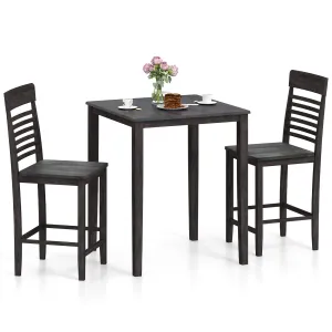Giantex 3-Piece Dining Table Set for 2 for Small Place tablecloth, dining table