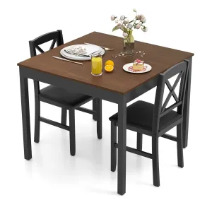 Giantex 3-Piece Dining Table Set for 2 tablecloth, dining table