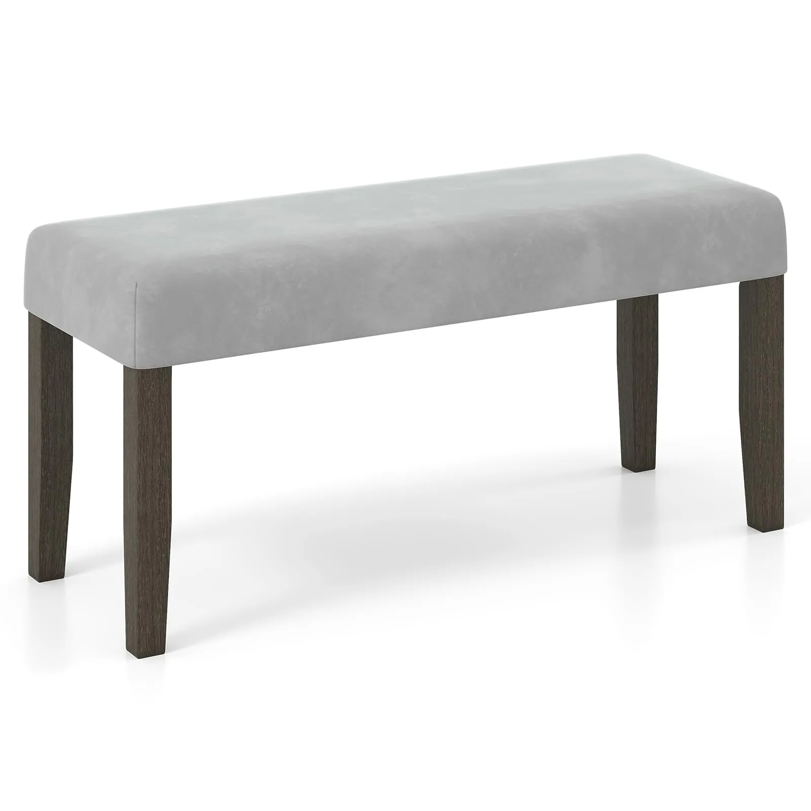 Giantex 42" Upholstered Dining Bench with Velvet Padded Seat set of dining chairs, wooden chairs