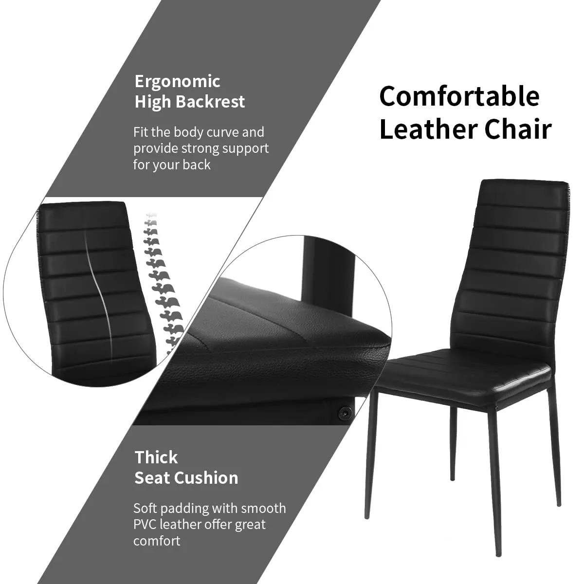Giantex 5 Pcs Dining Table Set for 4