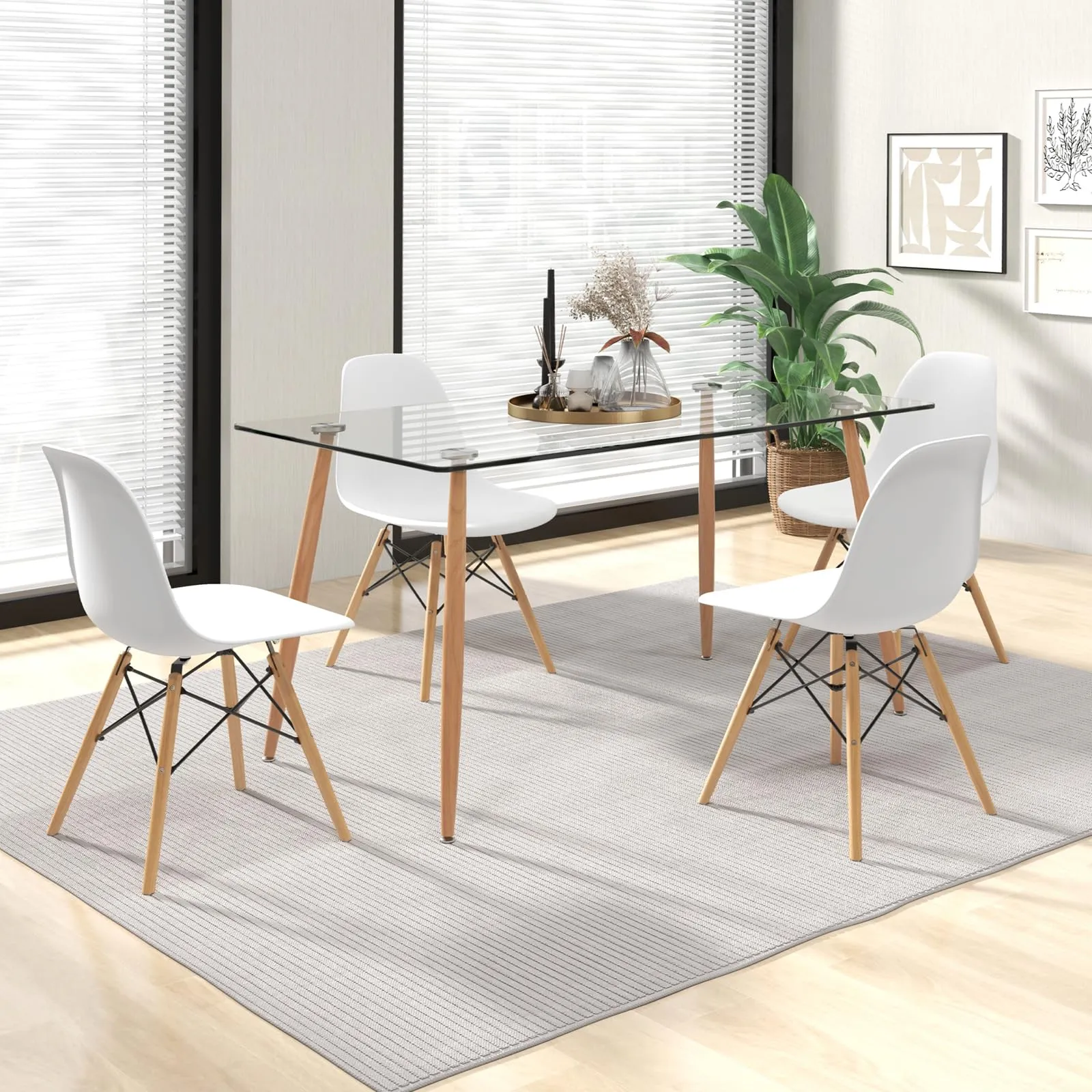 Giantex 5-Piece Dining Table Set