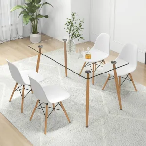 Giantex 5-Piece Dining Table Set tablecloth, dining table