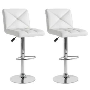 Giantex Bar Stools Set of 2/4, Modern PU Leather Swivel Counter Height Bar Stools with Back kitchen barstool, adjustable bar stool