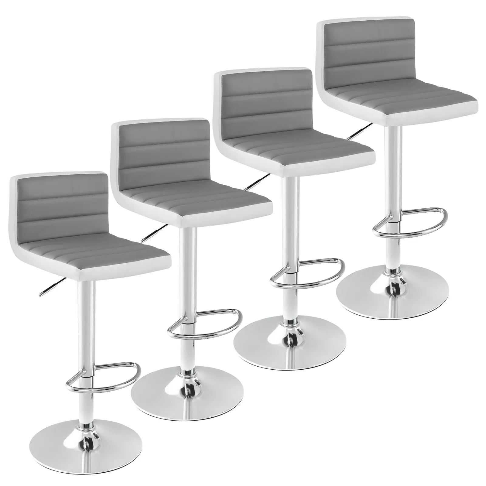 Giantex Bar Stools Set of 4 kitchen barstool, adjustable bar stool