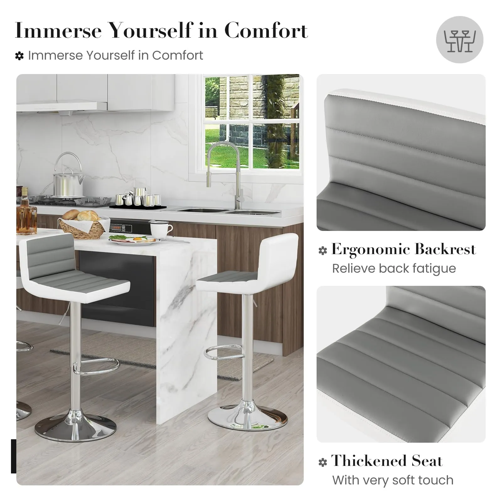 Giantex Bar Stools Set of 4