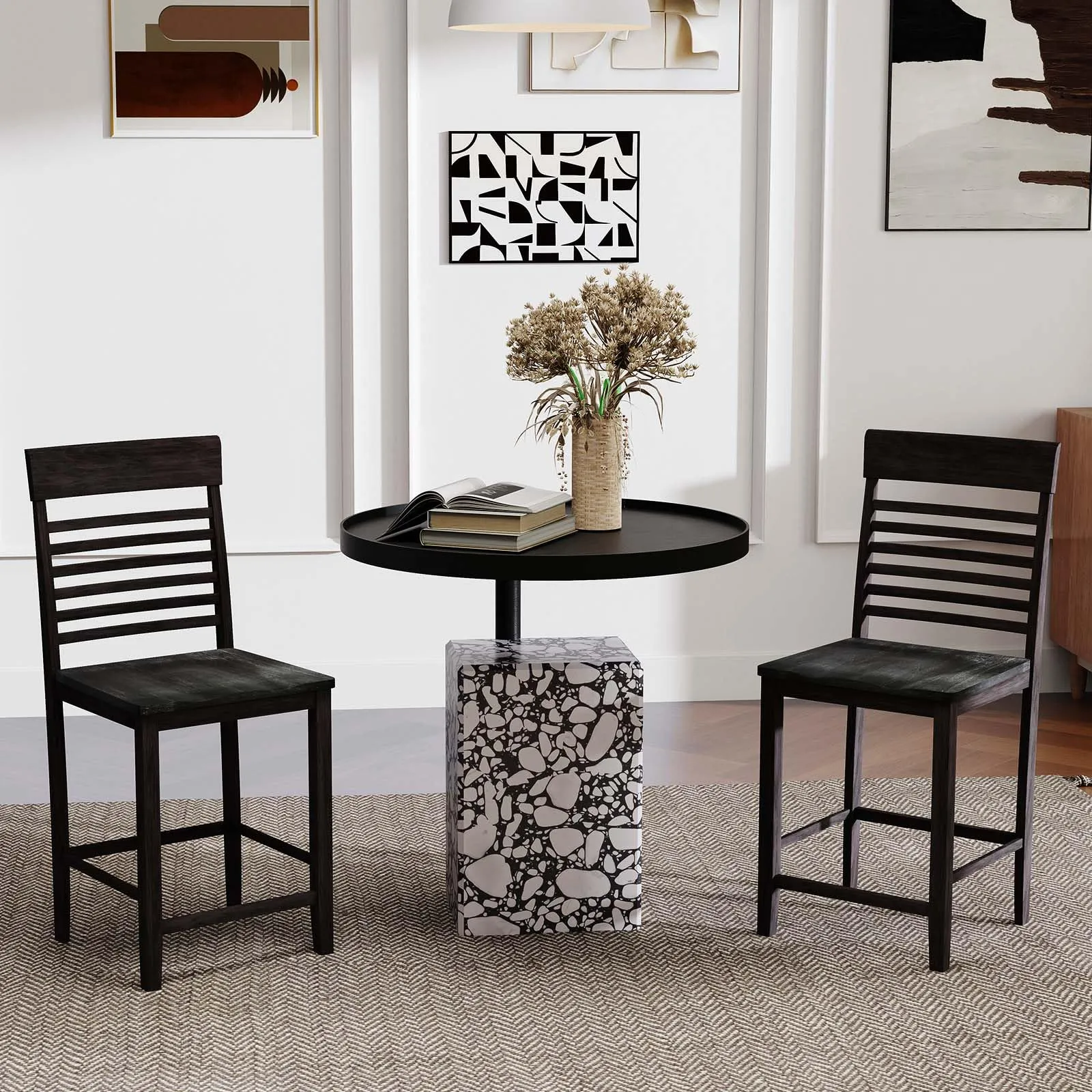 Giantex Counter Height Bar Stools Set of 2/4