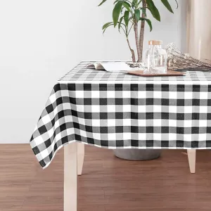 Giantex Decorative Buffalo Plaid Table Cover for Kitchen Dining Wedding Party farmhouse dining table, extendable dining table
