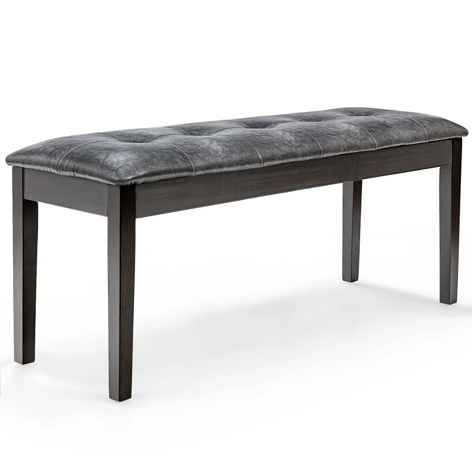 Giantex Dining Room Bench, Traditional Upholstered Table Benches set of dining chairs, wooden chairs