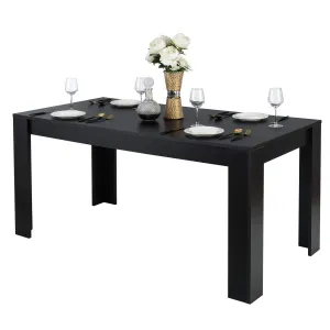 Giantex Dining Table for 6-8, Wood Rectangular Table, 63" L x 31.5" W x 30" H Large Farmhouse Center Table farmhouse dining table, extendable dining table