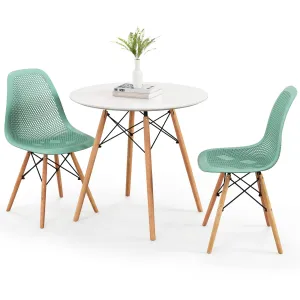 Giantex Dining Table Set for 2 or 4 tablecloth, dining table
