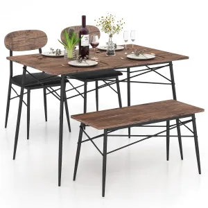Giantex Dining Table Set for 4 tablecloth, dining table