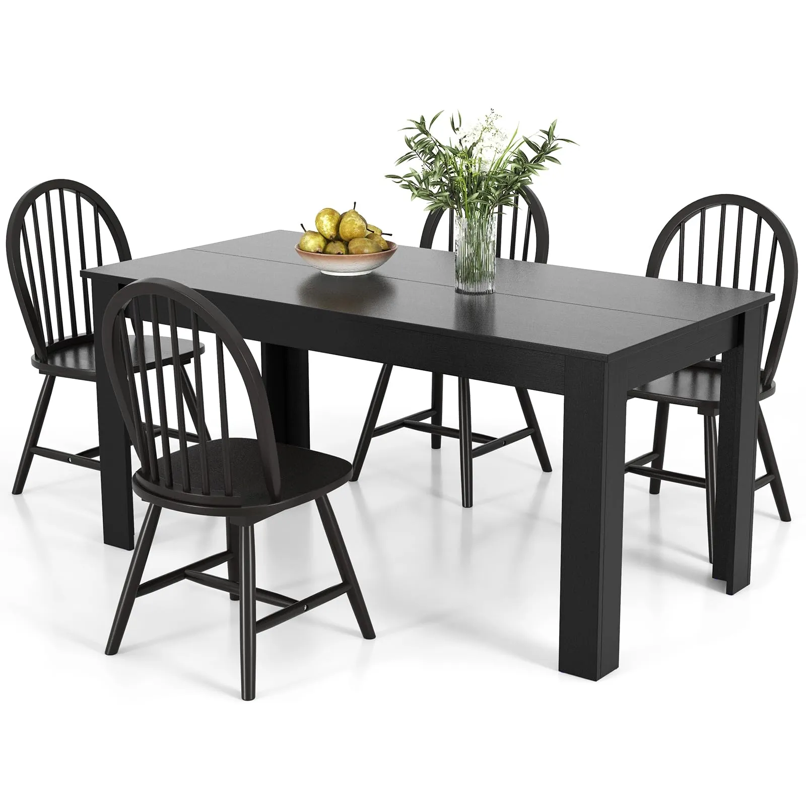 Giantex Dining Table Set tablecloth, dining table