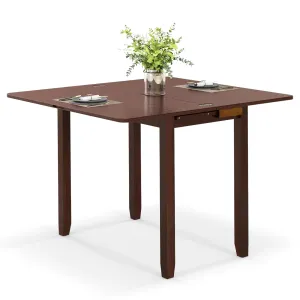 Giantex Folding Dining Table for 4 farmhouse dining table, extendable dining table