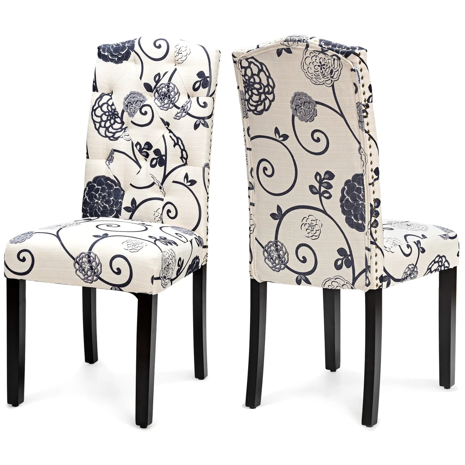Giantex Parsons Chairs, Uphostered Kitchen Dining Chairs w/Wood Legs