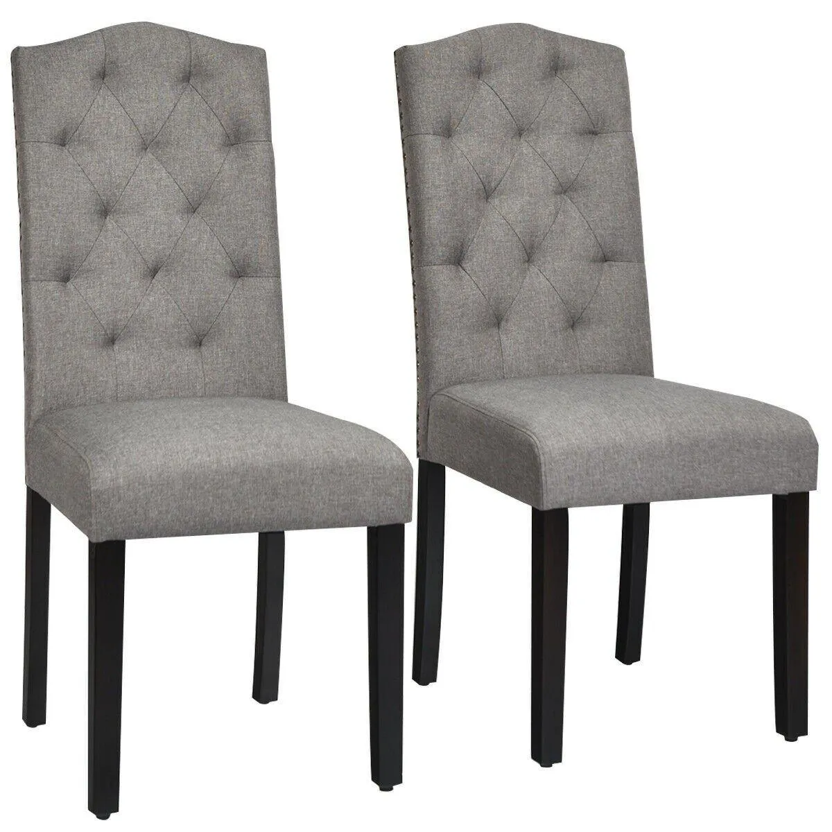 Giantex Parsons Chairs, Uphostered Kitchen Dining Chairs w/Wood Legs