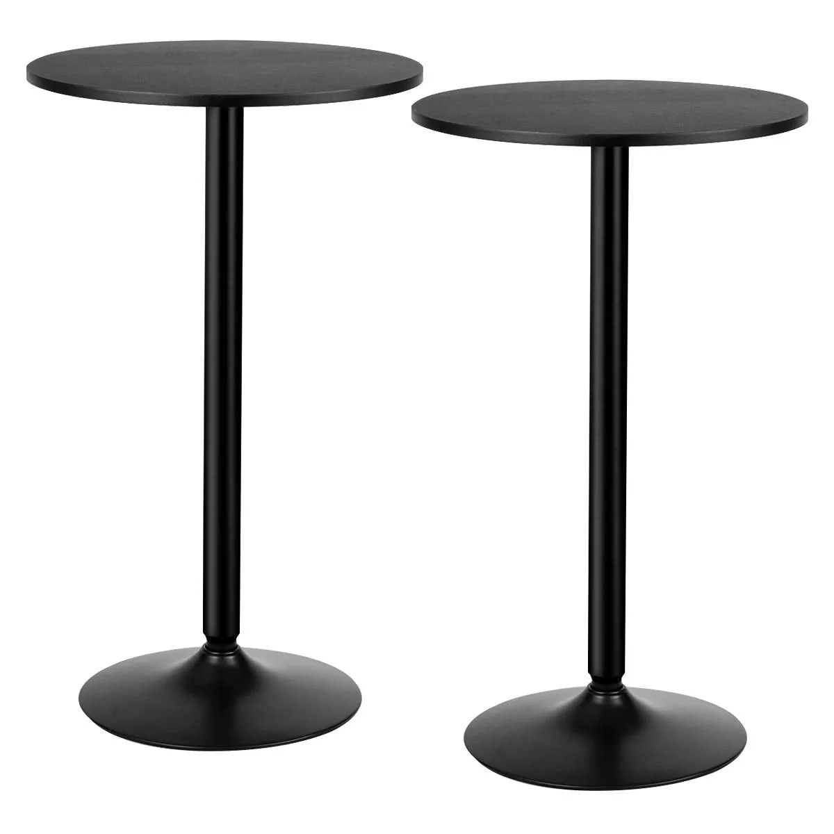 Giantex Pub Bar Table 24-Inch Round Top 40-Inch Height Modern Style