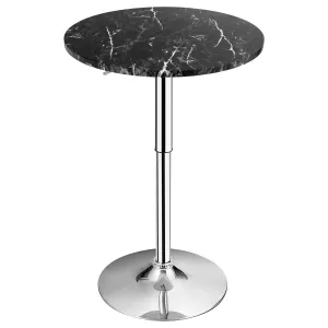 Giantex Round Pub Table Height Adjustable, 360 Degree Swivel Cocktail Pub Table, Office Bar Table farmhouse dining table, extendable dining table