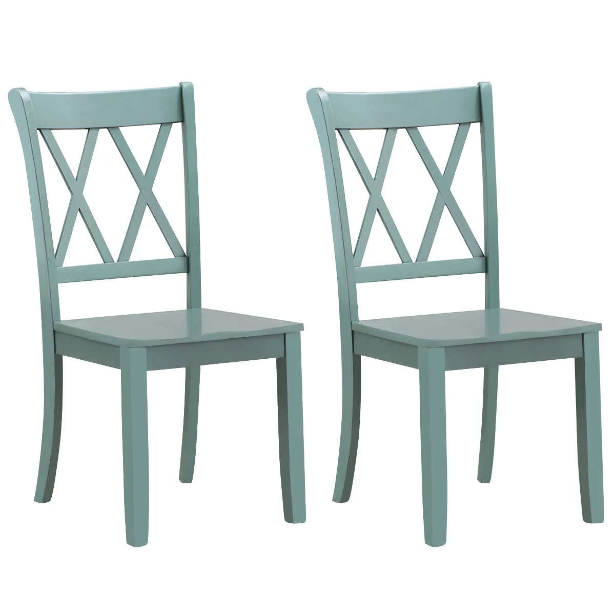 Giantex Rubber Wood Dining Room Side Chair set of dining chairs, wooden chairs