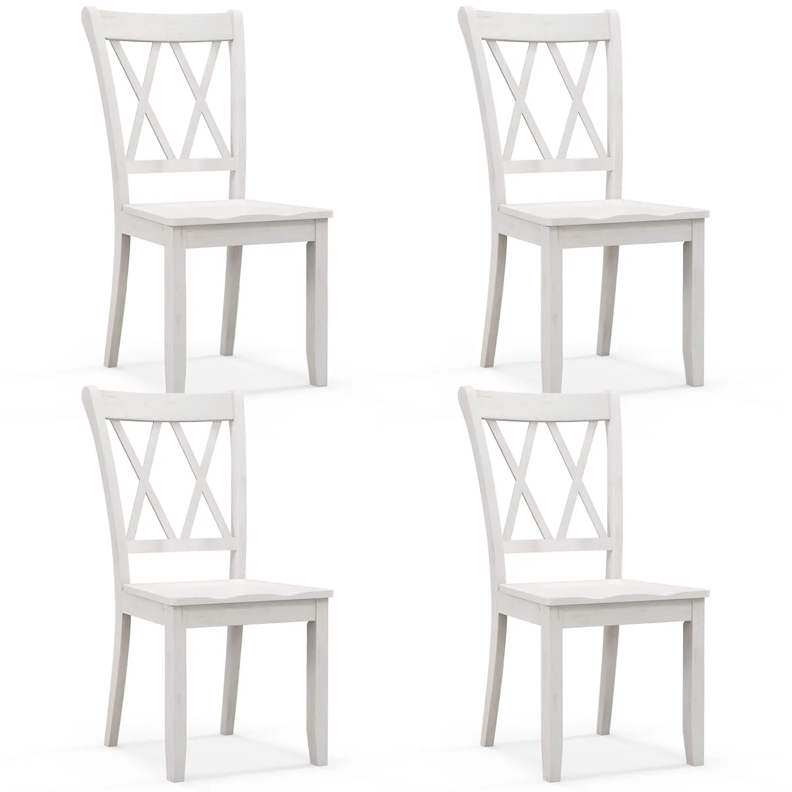 Giantex Rubber Wood Dining Room Side Chair