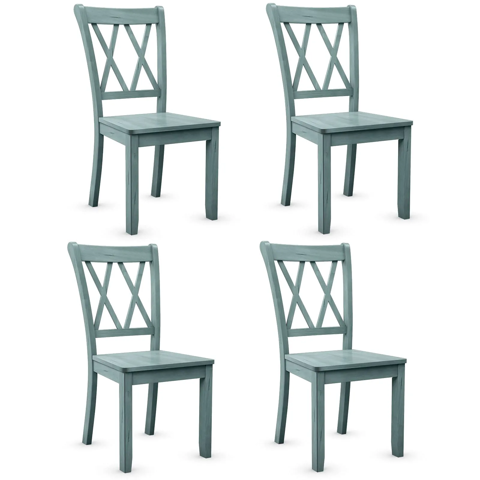Giantex Rubber Wood Dining Room Side Chair