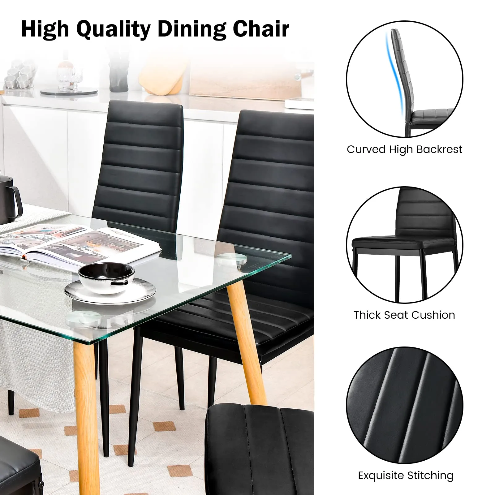 Giantex Set of 6 Dining Chairs