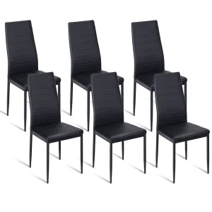 Giantex Set of 6 Dining Chairs set of dining chairs, wooden chairs