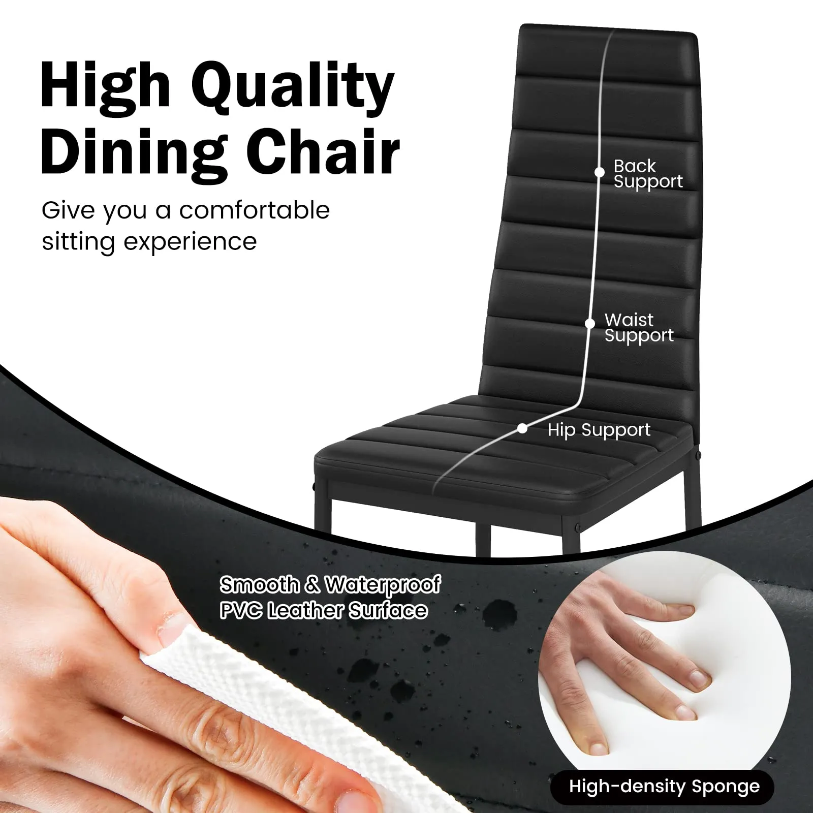 Giantex Set of 6 Dining Chairs