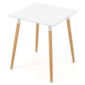Giantex Square Dining Table farmhouse dining table, extendable dining table