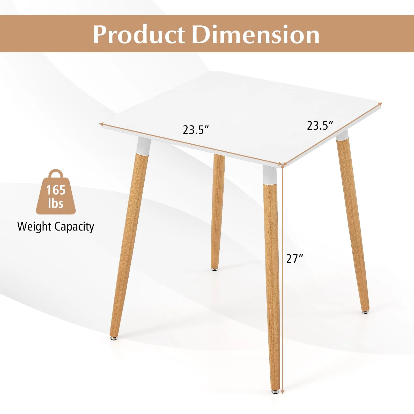 Giantex Square Dining Table