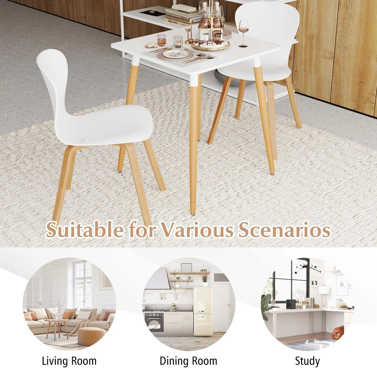 Giantex Square Dining Table