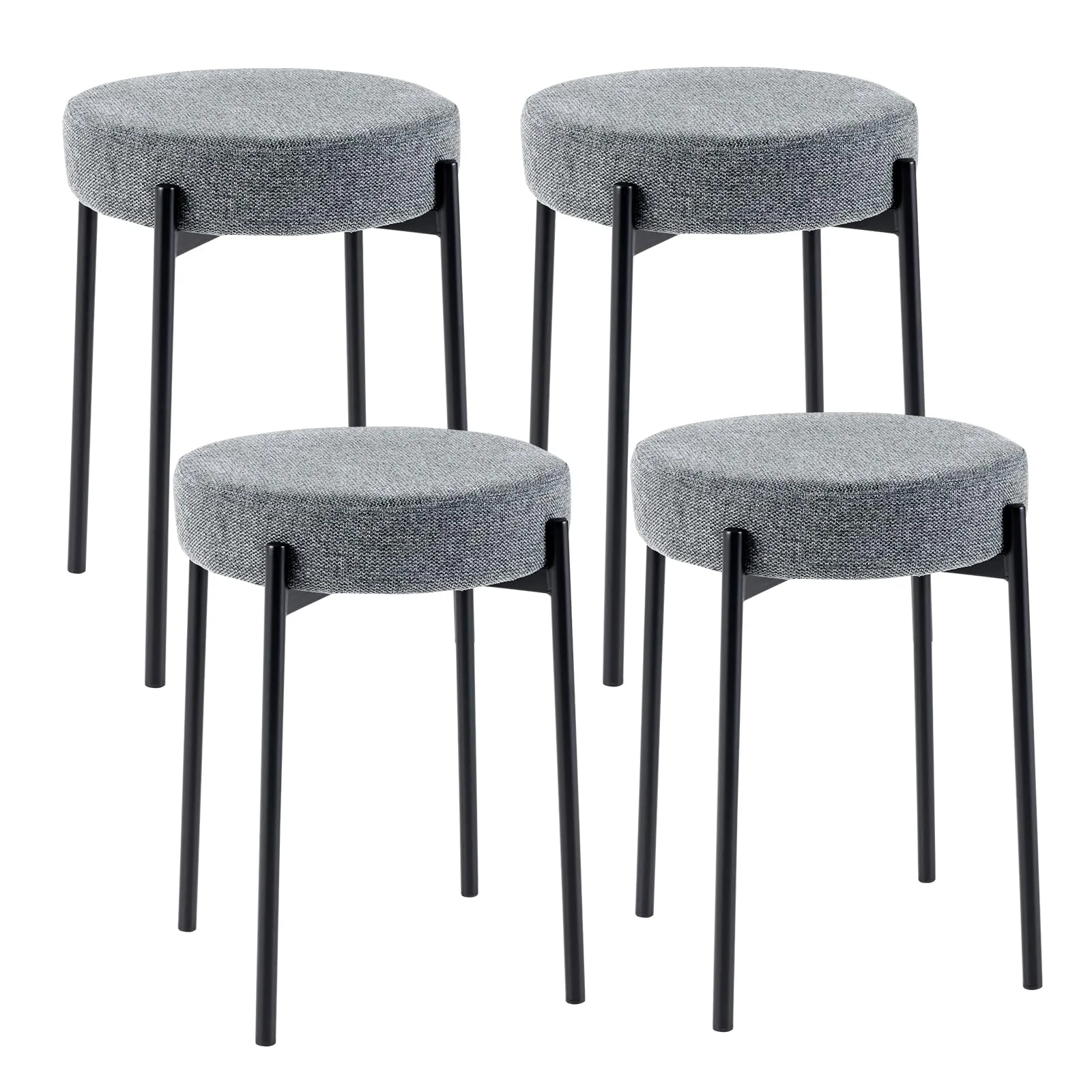 Giantex Stackable Stools Set of 4