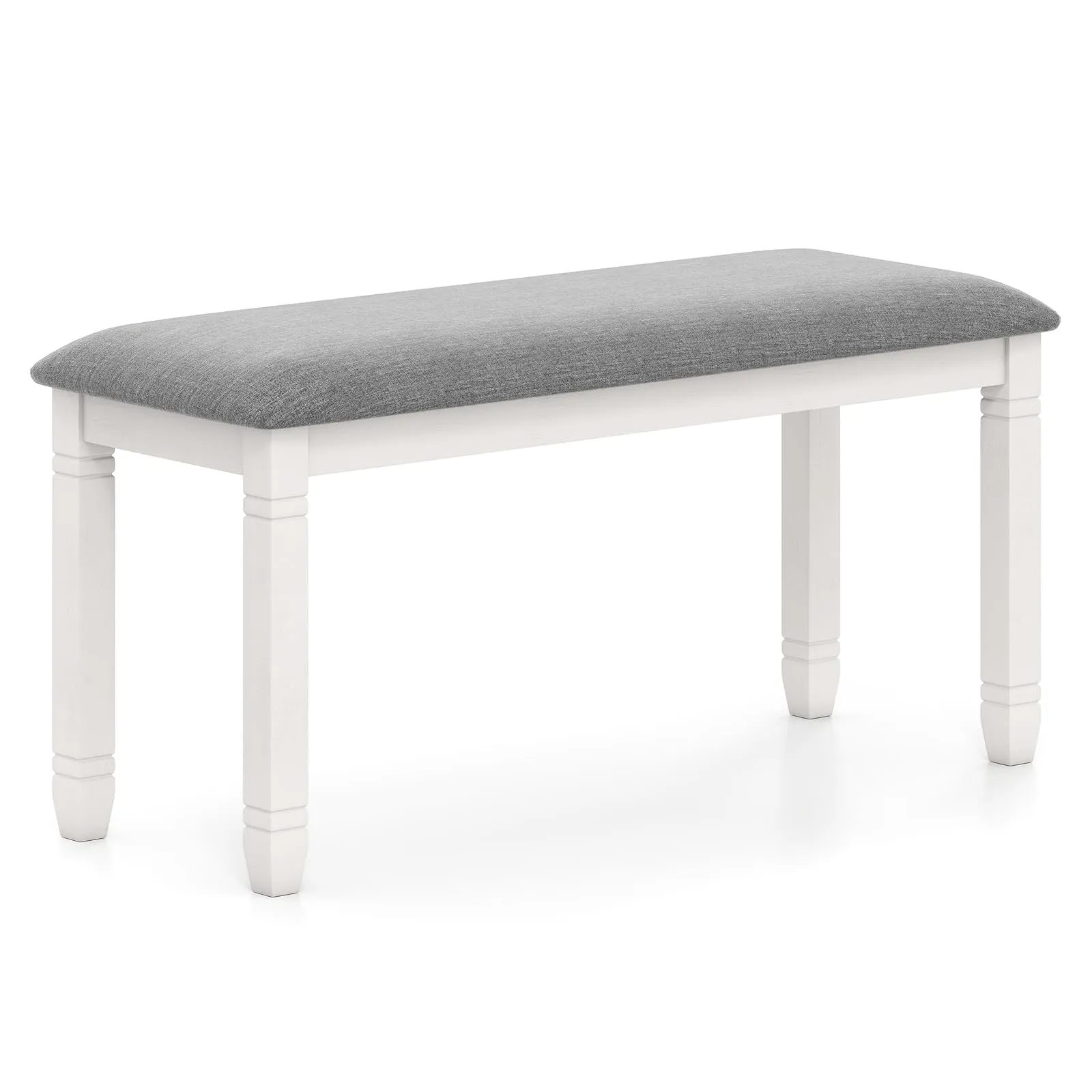 Giantex Upholstered Dining Bench with Padded Seat set of dining chairs, wooden chairs