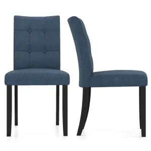 Giantex Upholstered Dining Chairs Set for Restaurant set of dining chairs, wooden chairs