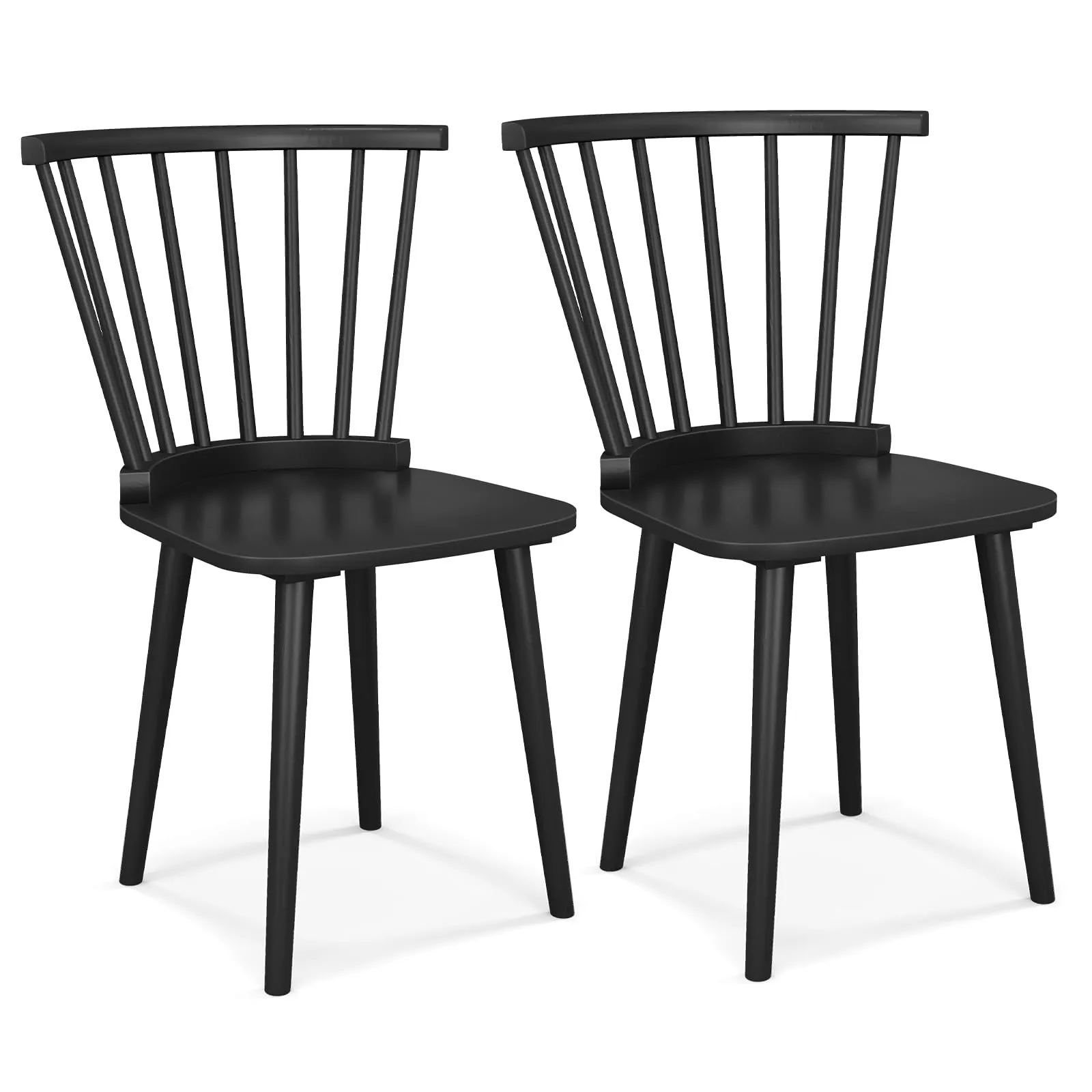 Giantex Windsor Dining Chairs Set for Home Living Room set of dining chairs, wooden chairs