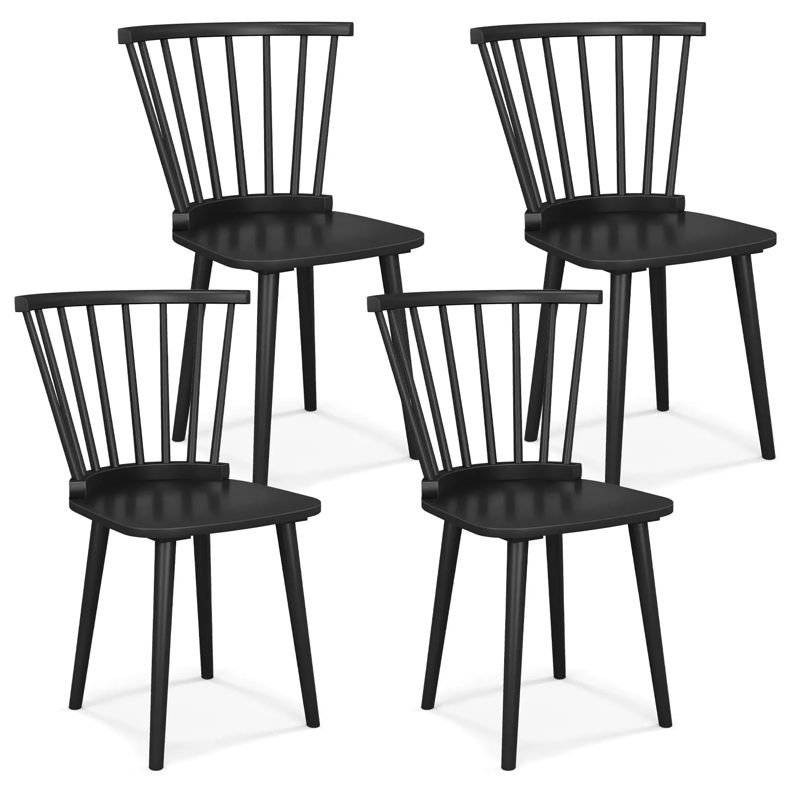 Giantex Windsor Dining Chairs Set for Home Living Room