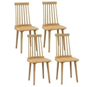 Giantex Windsor Dining Chairs Set set of dining chairs, wooden chairs