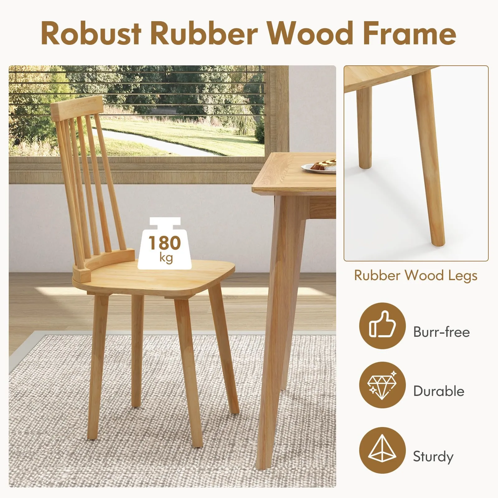 Giantex Windsor Dining Chairs Set