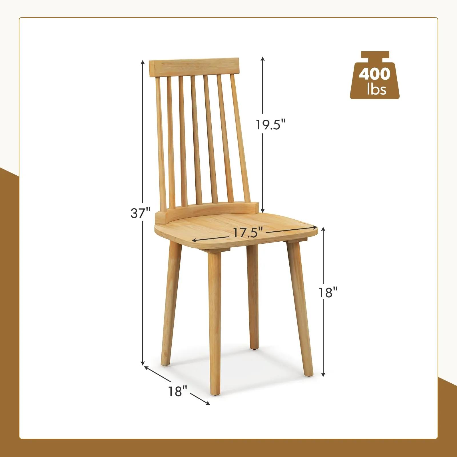 Giantex Windsor Dining Chairs Set
