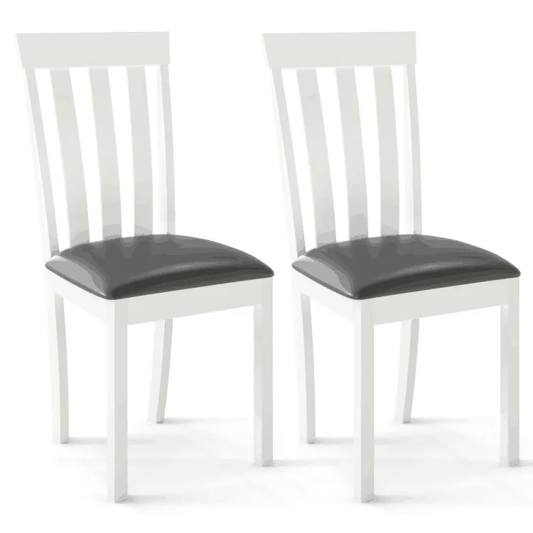 Giantex Wood Dining Chair, Mid Century Dining Side Chairs for Kitchen, Dining Room, Restaurant