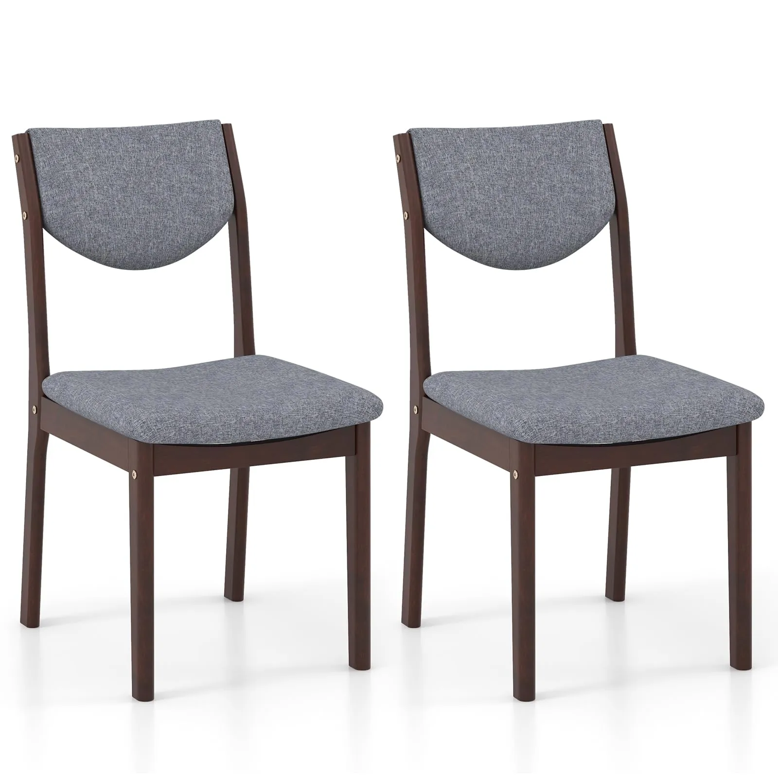 Giantex Wood Dining Chair, Wooden Kitchen Chairs with Rubber Wood Frame set of dining chairs, wooden chairs