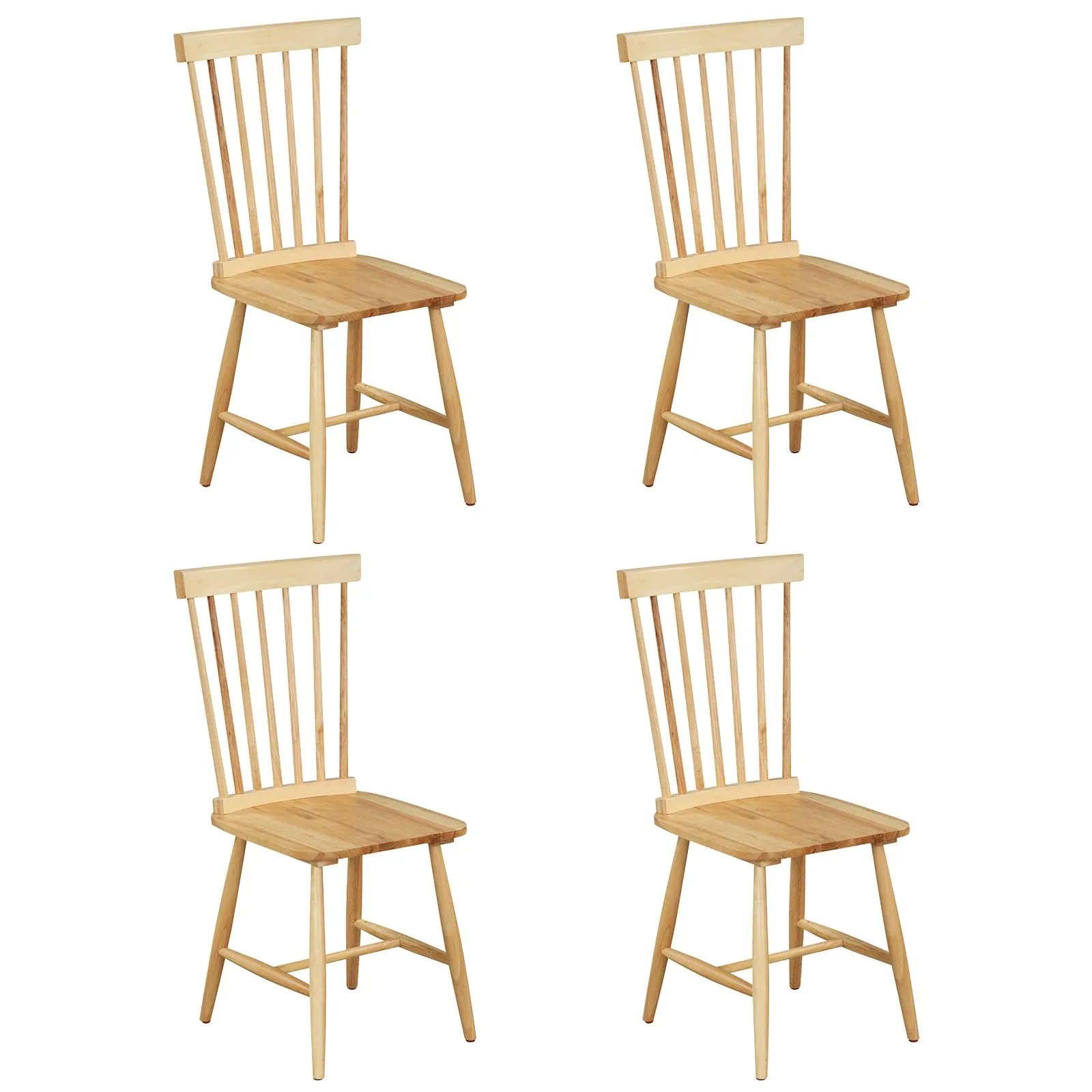 Giantex Wood Dining Chairs Set set of dining chairs, wooden chairs