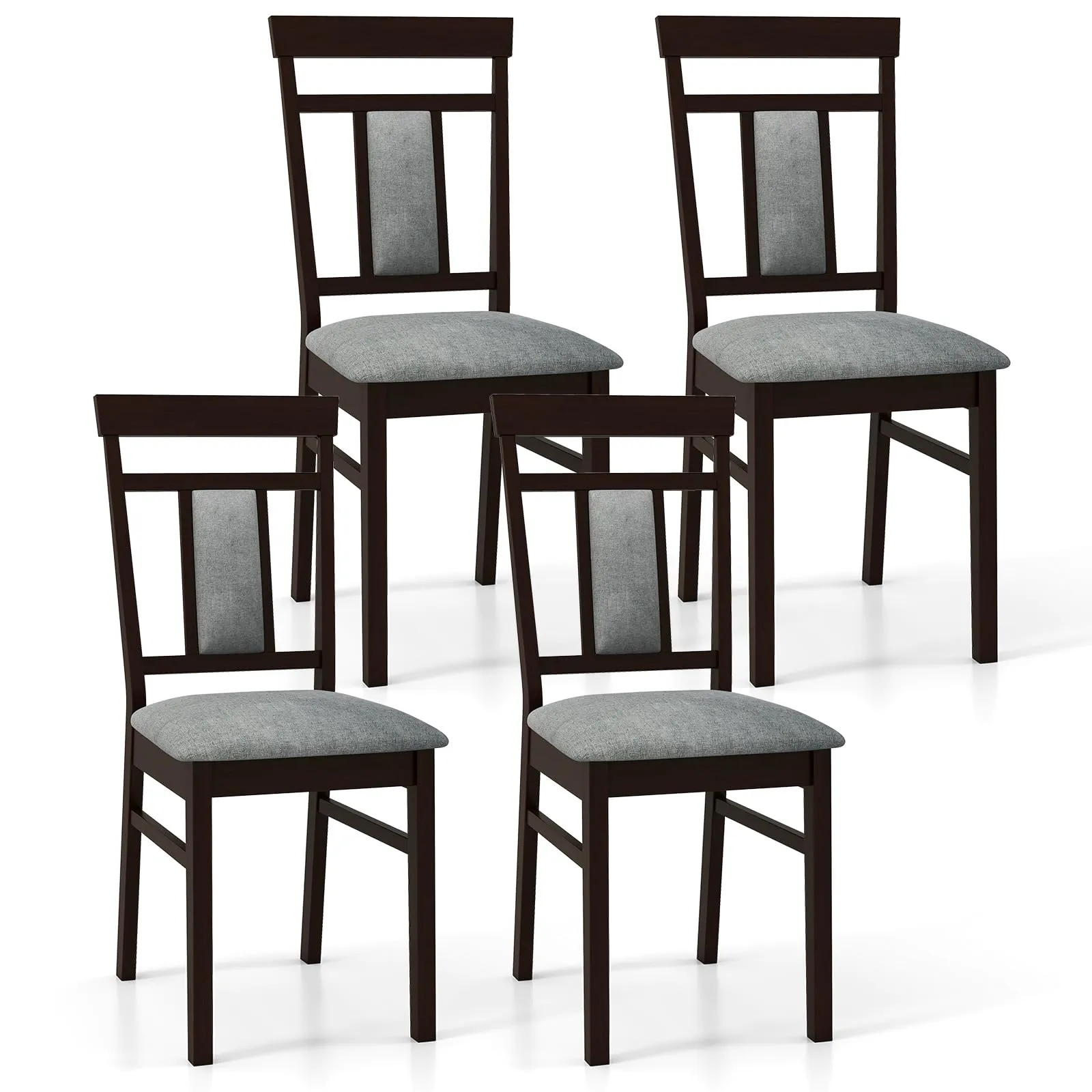 Giantex Wooden Dining Chairs Set for Dining Room Living Room