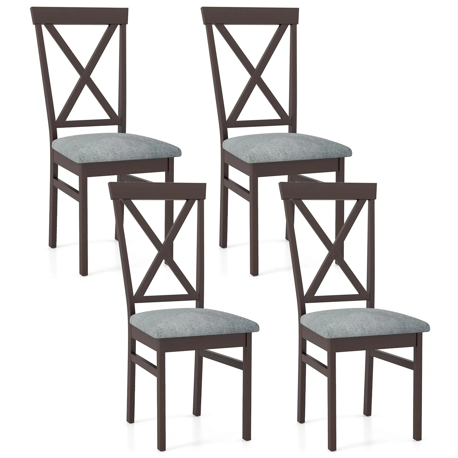 Giantex Wooden Dining Chairs Set for Dining Room Living Room