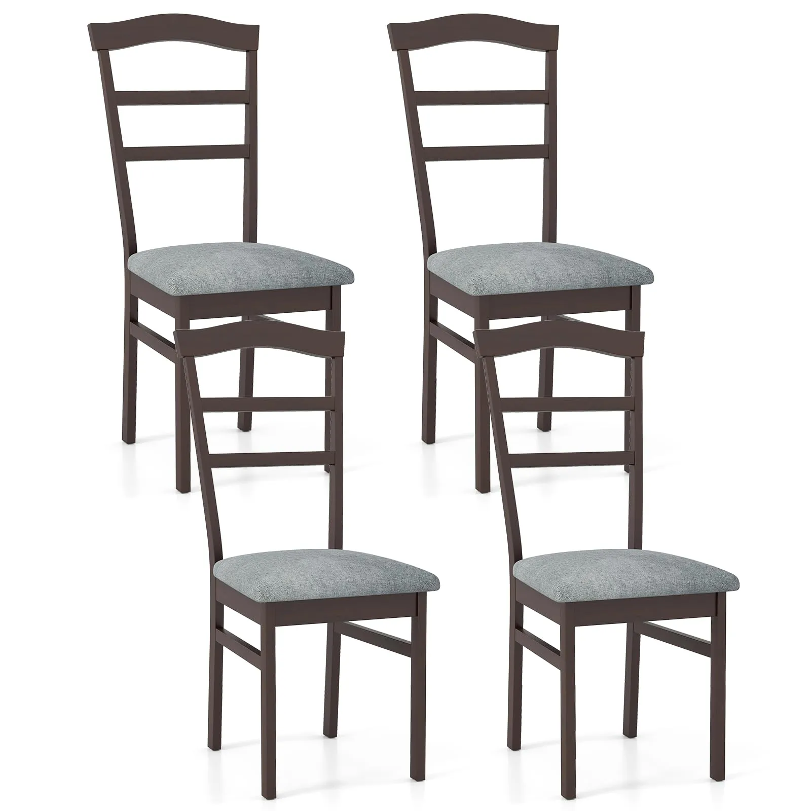 Giantex Wooden Dining Chairs Set for Dining Room Living Room