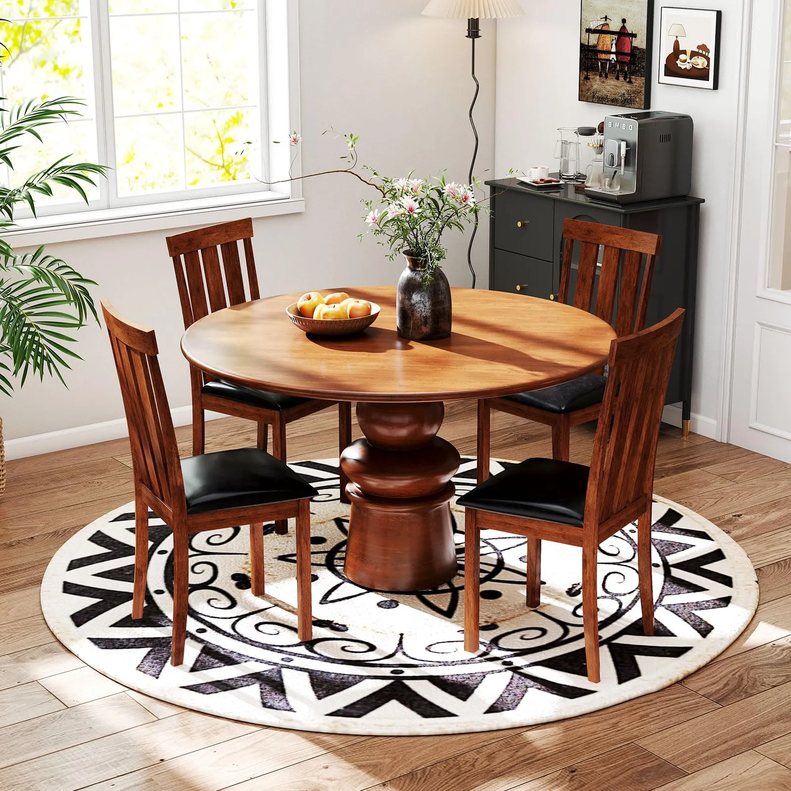 Giantex Wooden Dining Chairs Set